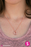 Paparazzi "All Is Calm, All Is Bright" Copper Necklace & Earring Set Paparazzi Jewelry