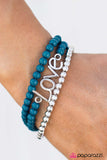 Paparazzi "All Is Fair..." Blue Bracelet Paparazzi Jewelry