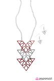 Paparazzi "All Signs Point to Yes - Red" necklace Paparazzi Jewelry