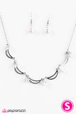 Paparazzi "All Singing, All Dancing" Pink Necklace & Earring Set Paparazzi Jewelry