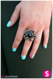 Paparazzi "All That Glam" Black Ring Paparazzi Jewelry