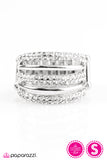 Paparazzi "All That Sparkles" White Ring Paparazzi Jewelry