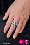 Paparazzi "All That Sparkles" White Ring Paparazzi Jewelry