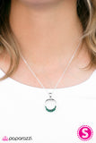 Paparazzi "All The Glitter In The World" Green Necklace & Earring Set Paparazzi Jewelry