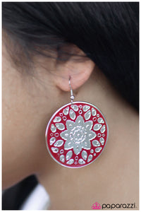 Paparazzi "All Things Bright and Beautiful" Red Earrings Paparazzi Jewelry