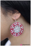 Paparazzi "All Things Bright and Beautiful" Red Earrings Paparazzi Jewelry