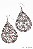 Paparazzi "All VINE and Dandy" Copper Earrings Paparazzi Jewelry