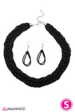 Paparazzi "All You BEAD Is Love" Black Necklace & Earring Set Paparazzi Jewelry