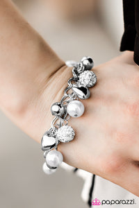 Paparazzi "A Love Like This" White Bracelet Paparazzi Jewelry