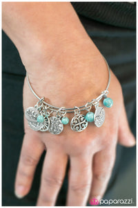 Paparazzi "A Lucky Break" Blue Bracelet Paparazzi Jewelry