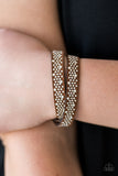 Paparazzi "Always Be SHINE" Brown Wrap Bracelet Paparazzi Jewelry