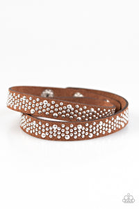 Paparazzi "Always Be SHINE" Brown Wrap Bracelet Paparazzi Jewelry