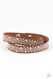 Paparazzi "Always Be SHINE" Brown Wrap Bracelet Paparazzi Jewelry