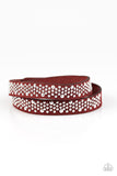 Paparazzi "Always Be SHINE" Red Wrap Bracelet Paparazzi Jewelry