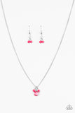 Paparazzi "Always GLASSY - Pink" necklace Paparazzi Jewelry