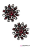 Paparazzi "Always In Bloom" Red Post Earrings Paparazzi Jewelry