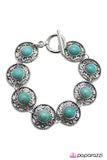 Paparazzi "Always In Fashion" Blue Bracelet Paparazzi Jewelry