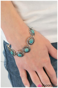 Paparazzi "Always In Fashion" Blue Bracelet Paparazzi Jewelry