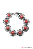 Paparazzi "Always In Fashion" Red Bracelet Paparazzi Jewelry