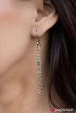 Paparazzi "Always On My Mind" Brass Necklace & Earring Set Paparazzi Jewelry