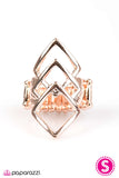 Paparazzi "Always On Point - Rose Gold" ring Paparazzi Jewelry
