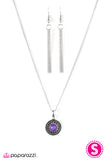 Paparazzi "Always Sunny" Purple Necklace & Earring Set Paparazzi Jewelry