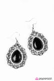 Paparazzi "Always Wear Your Crown" Black Earrings Paparazzi Jewelry