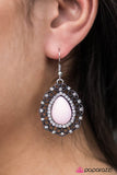 Paparazzi "Always Wear Your Crown - Pink" earring Paparazzi Jewelry