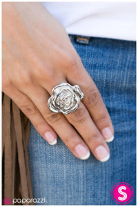 Paparazzi "Amazing Grace - Silver" ring Paparazzi Jewelry