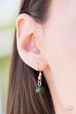 Paparazzi "Amazingly Artisan" Green Necklace & Earring Set Paparazzi Jewelry