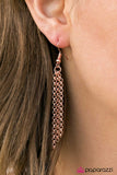 Paparazzi "Amazon Allure" Copper Necklace & Earring Set Paparazzi Jewelry