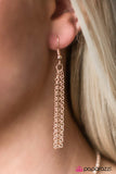 Paparazzi "Amazon Allure" Rose Gold Necklace & Earring Set Paparazzi Jewelry