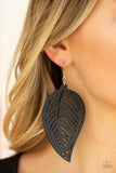 Paparazzi "Amazon Zen" Black Earrings Paparazzi Jewelry