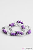 Paparazzi "A Midsummer Nights GLEAM" Purple Bracelet Paparazzi Jewelry