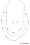 Paparazzi "A Moment Like This - Orange" necklace Paparazzi Jewelry