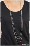 Paparazzi "A Moment Like This - Red" necklace Paparazzi Jewelry