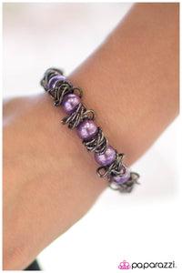 Paparazzi "A Mysterious Stranger" Purple Bracelet Paparazzi Jewelry