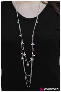 Paparazzi "An Air of Sophistication" Pink Necklace & Earring Set Paparazzi Jewelry