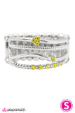 Paparazzi "A Narrow Escape" Yellow Ring Paparazzi Jewelry