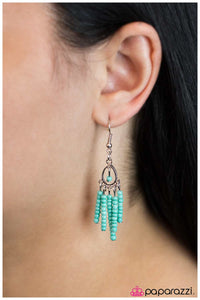 Paparazzi "Anasazi Ice" earring Paparazzi Jewelry