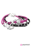 Paparazzi "Anchors Away" Purple Bracelet Paparazzi Jewelry