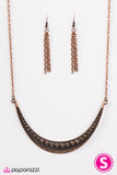 Paparazzi "Anchors Aweigh" Copper Necklace & Earring Set Paparazzi Jewelry