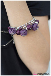 Paparazzi "An EIFFEL of Wonder" Purple Bracelet Paparazzi Jewelry