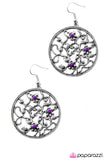 Paparazzi "An Enchanted Forest - Purple" earring Paparazzi Jewelry