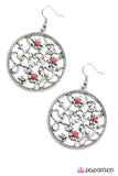 Paparazzi "An Enchanted Forest" Red Earrings Paparazzi Jewelry