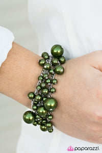 Paparazzi "An Evening Escapade" Green Bracelet Paparazzi Jewelry