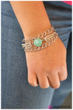 Paparazzi "Angel of Mine" Blue Bracelet Paparazzi Jewelry