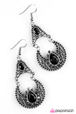 Paparazzi "A Night In The Clouds" Black Earrings Paparazzi Jewelry