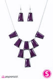 Paparazzi "Anything GALAPAGOS!" Purple Necklace & Earring Set Paparazzi Jewelry