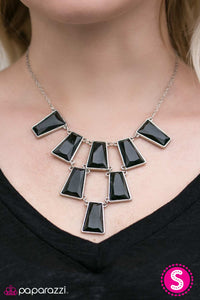 Paparazzi "Anything GALAPAGOS!" Black Necklace & Earring Set Paparazzi Jewelry